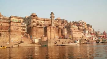 Morning river paddle on the Ganges, Varanasi. 