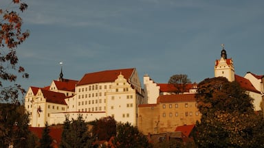 Colditz Castle, Saxony, Germany

In the sleepy town of Cloditz, this castle was formerly the WWII prisoner of war camp. Now contains a youth hostel and a museum (guided tours of the castle are available), Roughly half way between Dresden and Leipzig.