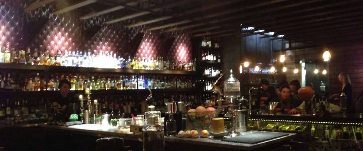 The outside of this bar is only marked by a clock and a staircase leading underground. Social is a wonderful cocktail bar where everyone gets access to a seat. No standing around all night. Everything from food to drinks are delicious. #LoveMyTown