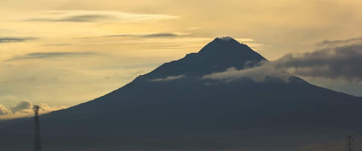 Mount Merapi in his Silent.