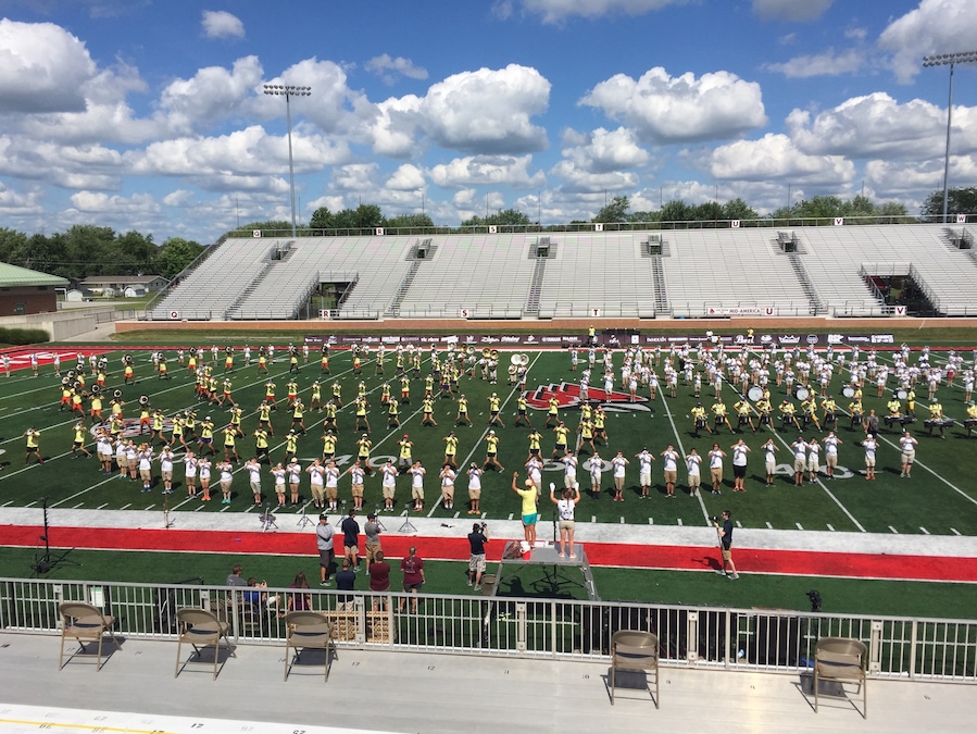 Music for All camper and Carolina Crown 2016.