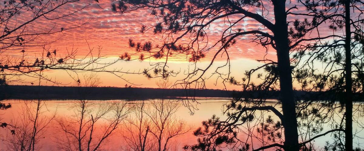Sunset taken at our cabin by my SIL on October 22nd, 2016.