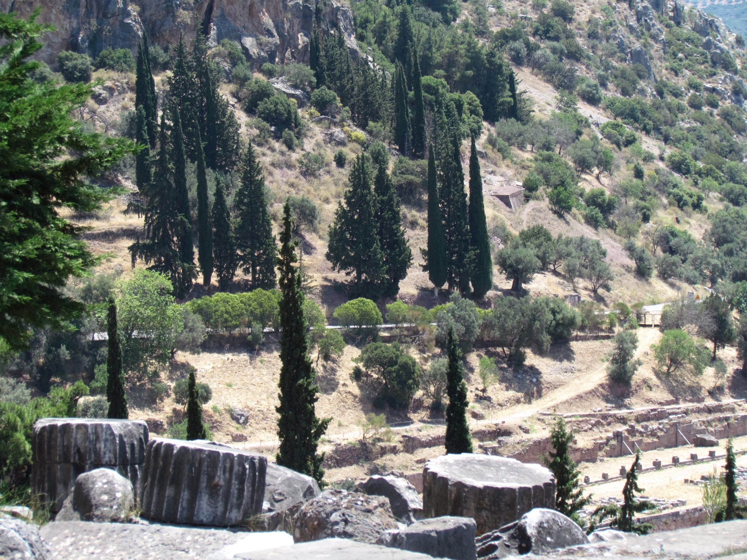 Antikes Delphi, Delphi, Zentral-Griechenland, Griechenland