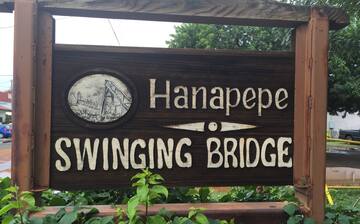 Hanapepe Swinging Bridge, Hanapepe, Hawaii, United States of America