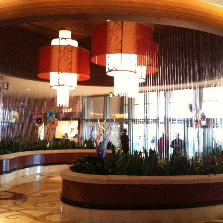 Fountains at main entrance