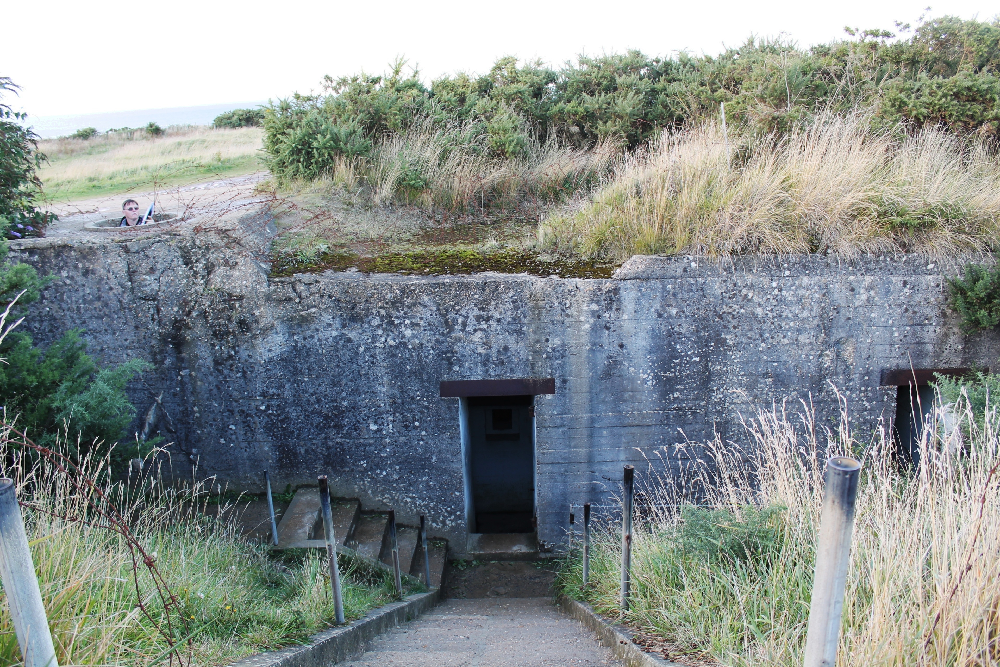 The old World War 2 German bunkers. A very interesting site 