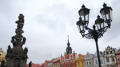 Main square (Resselovo náměstí) in the small town of Chrudim, Eastern Bohemia.

#Chrudim