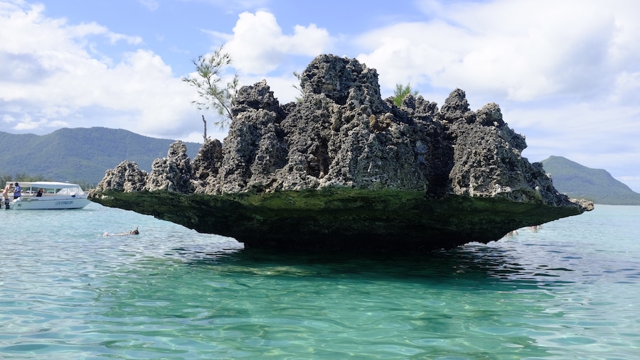 In front of Le Morne.