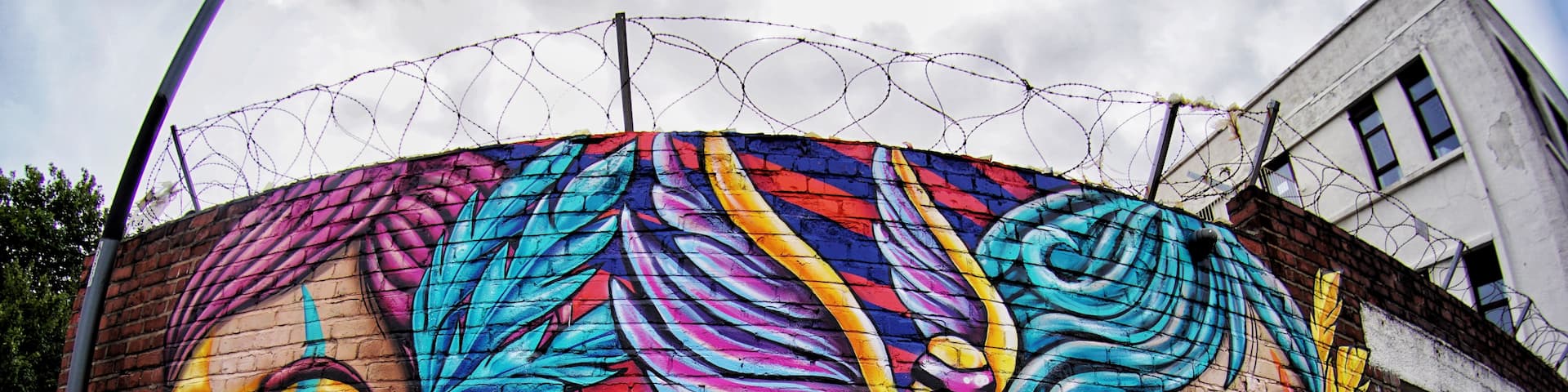 Street art mural at Greenland Street, Liverpool.
Taken on a Sony a6000 with a 7artisans fisheye lens.
