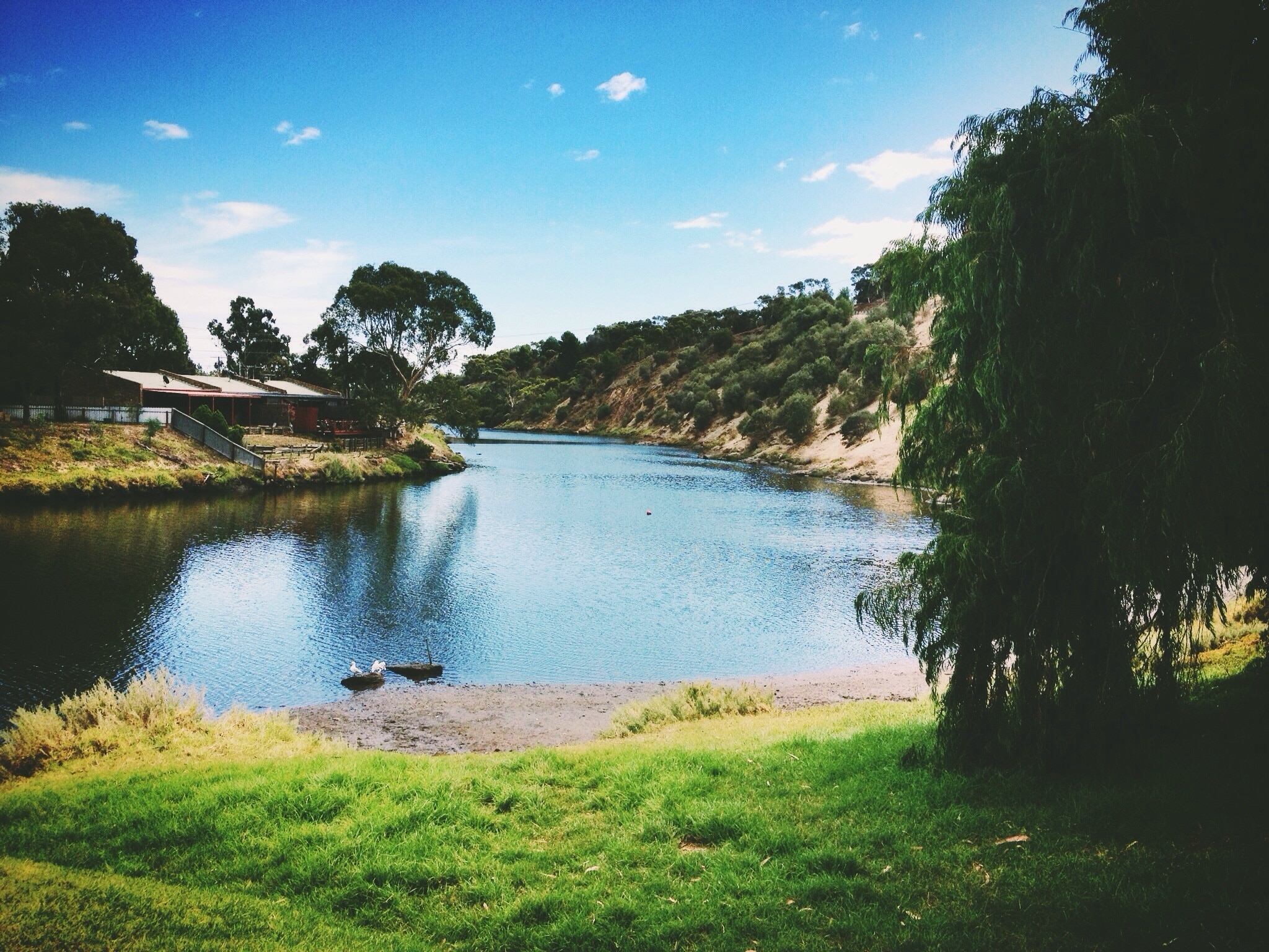 River by the park in Old Noarlunga, South Australia