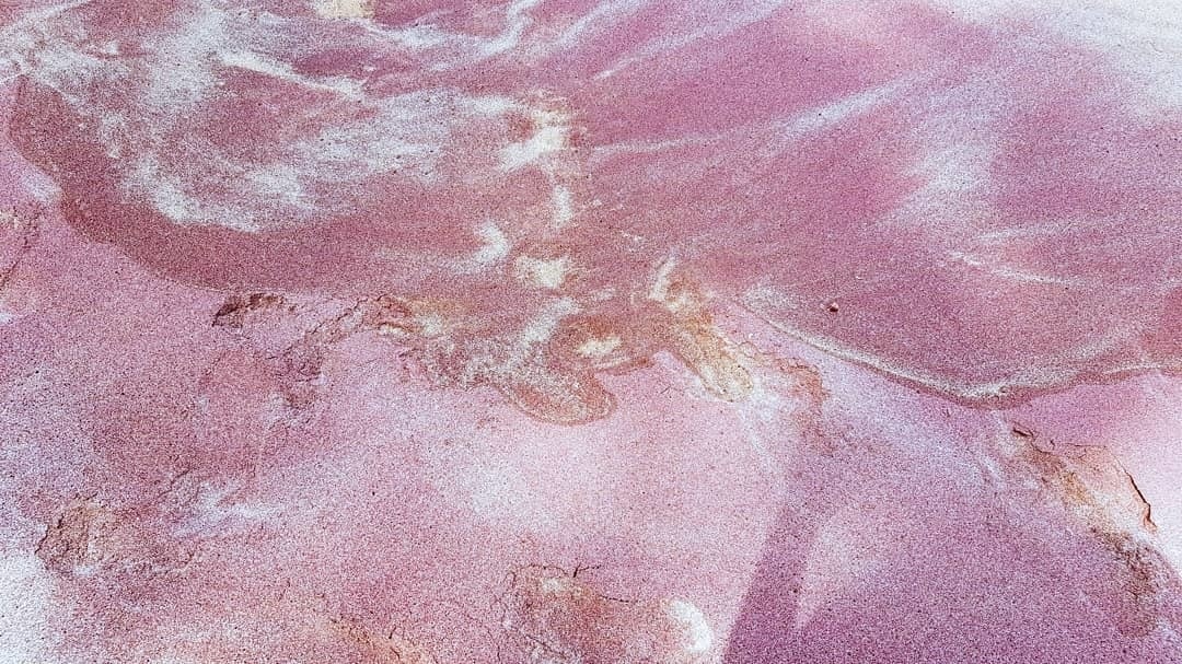 At the start of the beautiful Secret Beach (Mirissa) is a section where the sand is pink! 

#srilanka
#secret beach
# colours 
#pink 