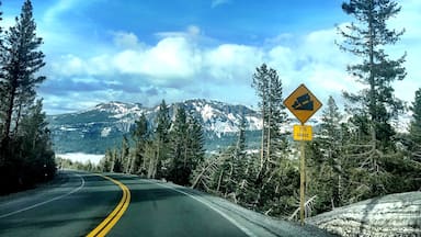 The drive into Lake Tahoe.  #adventure photo contest