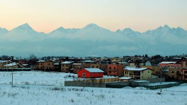 Great view from Poprad's train station! Beautiful memories of Winter 2018 :). I had a great trip to Slovakia and Poprad was my base. You can make easy trips to the Tatras from here. 