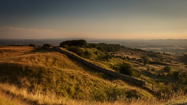 Bredon Hill has fantastic views in all directions, particularly looking west towards the Malvern Hills. 