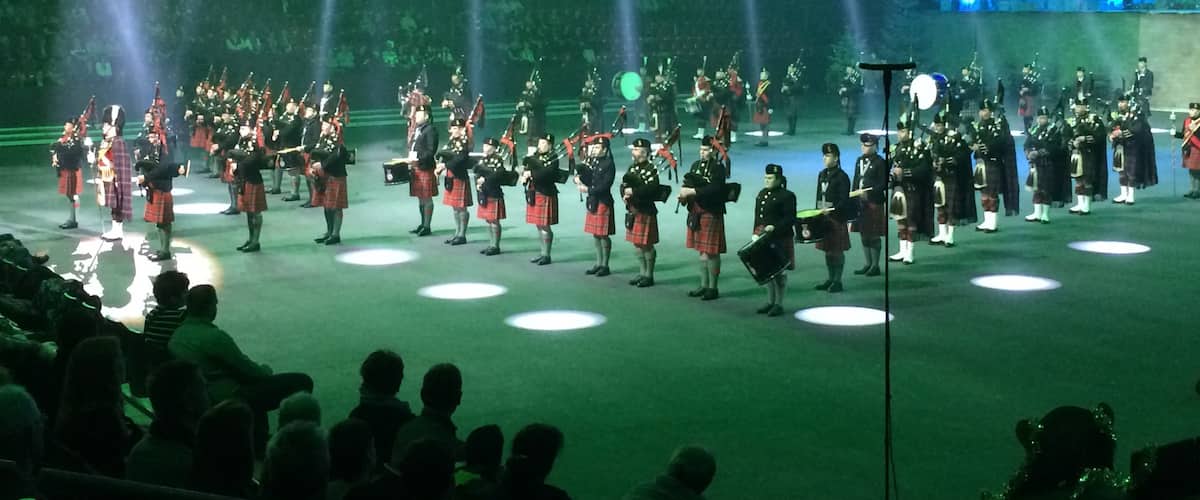 Christmas Tattoo in Basel
Christmas Tattoo is a military-band musical show with guests from Scotland, Russia, Lettland and many more.