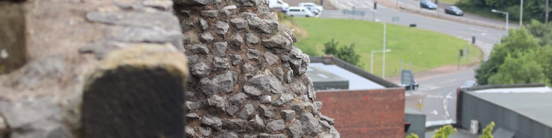 View of Dudley from the castle.
