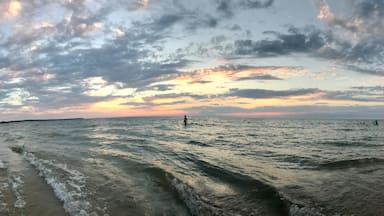 Camping on Lake Huron #adventure