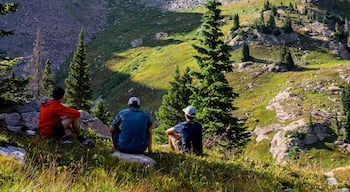 High alpine lakes surrounded by awesome jagged peaks. Perfect for quick overnight trips just outside of Denver