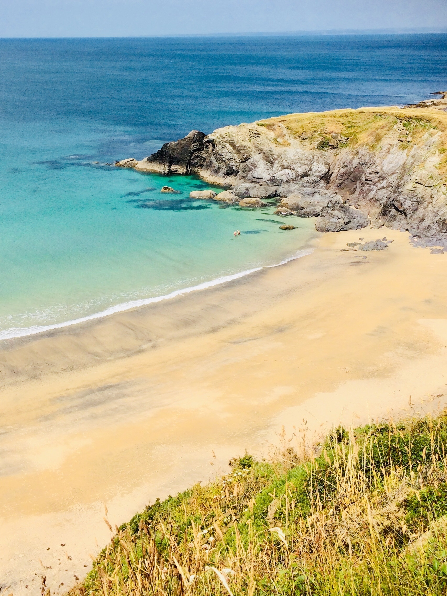 Another stunning beach ,found just off the Cornish coastal path ,from Kynance cove Cornwall .Walked from the Lizard point on a beautiful sunny day in July 2018