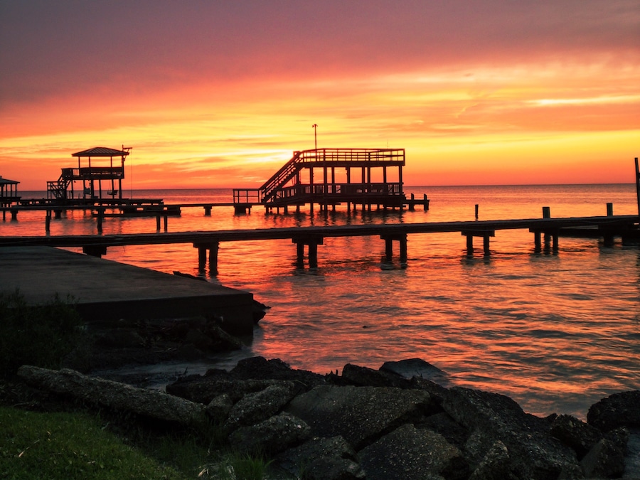Sky on fire
