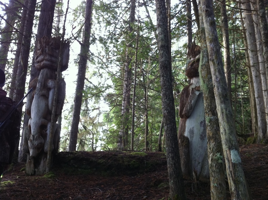 Out on our hunting trip…came across an Indian graveyard.