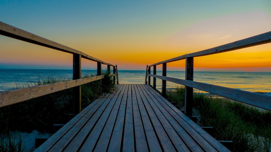 Steg zum Strand