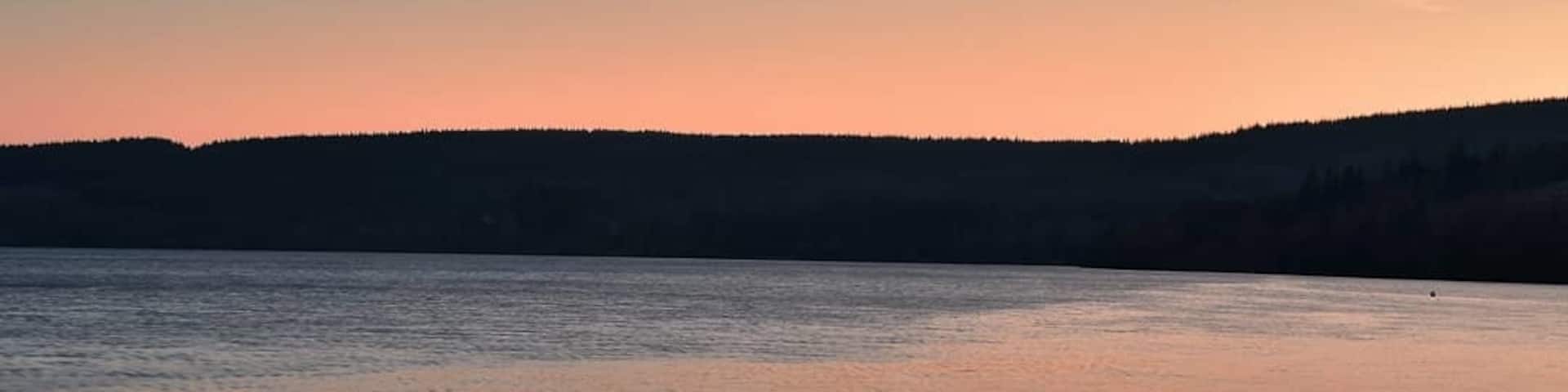Sunset over ponsticil