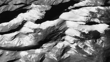 View from 30k feet above Angel Fire, New Mexico