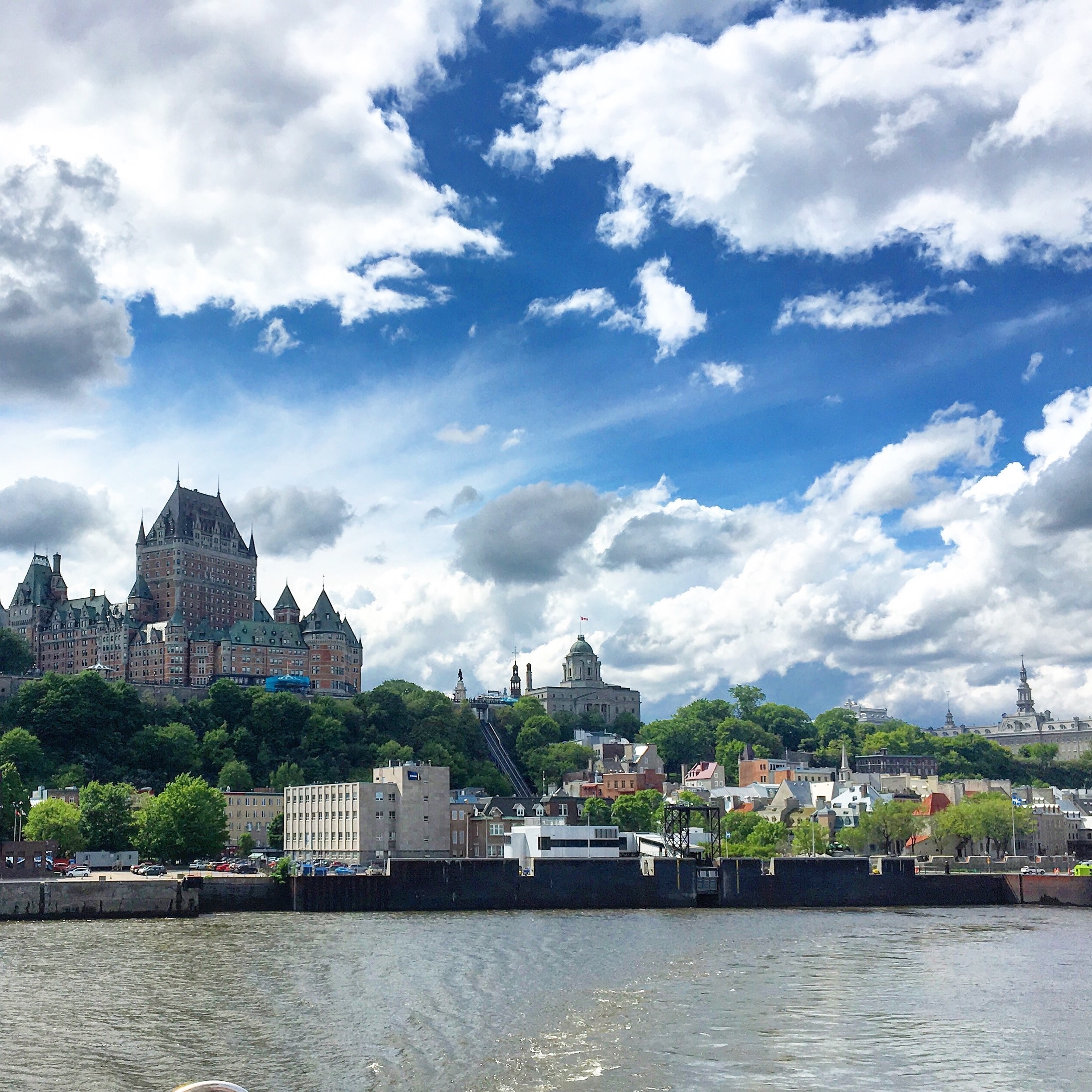 Chateau Frontenac and Lower Quebec