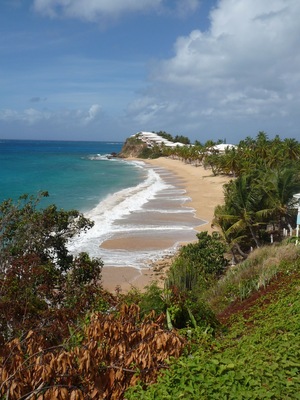 View from the road to Curtain Bluff