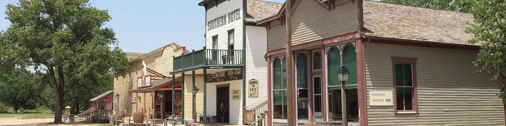 Put on your britches and saddle up. Cowtown is an interactive experience where the old western prairie comes to life. Tour historical homes and shops from 19th century Wichita, witness a gunfight in the street between the sheriff and two cattle rustlers or sit back and sip an ice cold sarsaparilla root beer in the local saloon.