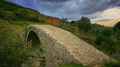 Sometimes you just discover some off the beaten path historical landmark that there's not much mention of in on Google or the web. I rented a bike to explore a village on the outskirts of Tirana, Albania and found this little diamond on the rough. An old Ottoman bridge built on top of an ancient Roman bridge on the banks of the Tirana river. Not something you see everyday!
http://www.alwayswanderlust.com/ura-e-brarit-old-ottoman-bridge/