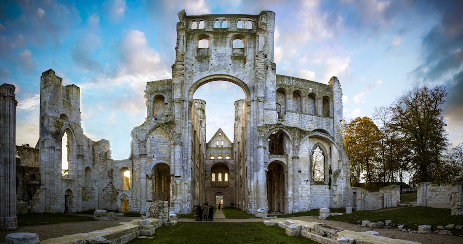 Ruins of Jumieges Abbey, France
#history