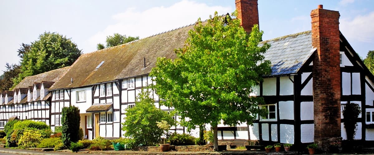 Dilwyn is one of several villages in the English county of Herefordshire renowned for their half-timbered houses and cottages.