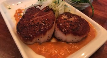 Seared scallops at Toro Bravo 