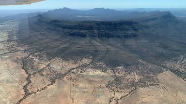 Flying over Wilpena Pound