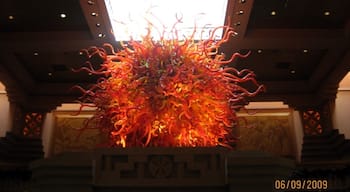 The "Sun" sculpture in the casino