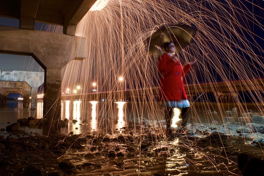 #Aquatrove a bit of steel wool photography