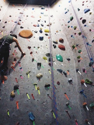 Indoor rock climbing on Long Island! Come hang out!