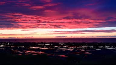 Looking out over the St Lawrence River as the sun goes down. No editing done, just nature at its most amazing. 