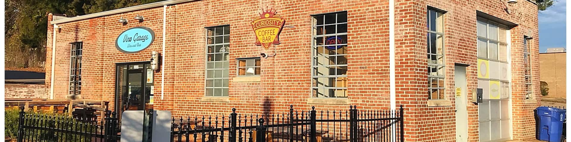 Found a great (new to me) coffee house in Columbia, SC, ... Curiosity has excellent espresso and coffees. This small place also has a very good selection of wines as it’s alter ego is “Vino Garage”. Several comfortable tables, smooth jazz in the background.  Glad to have found it.