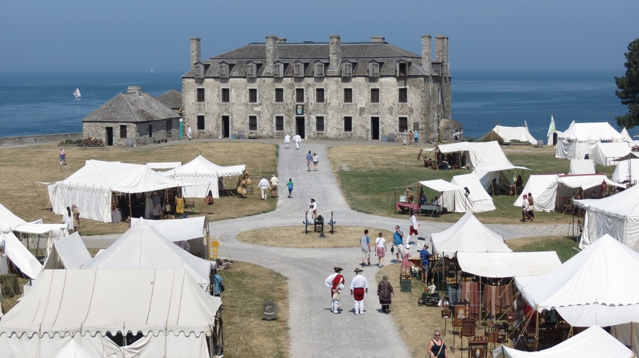 My family and I went on a weekend that hosted a re-enactment. People were dressed up and living in tents all weekend and it really made the history of the fort come alive.