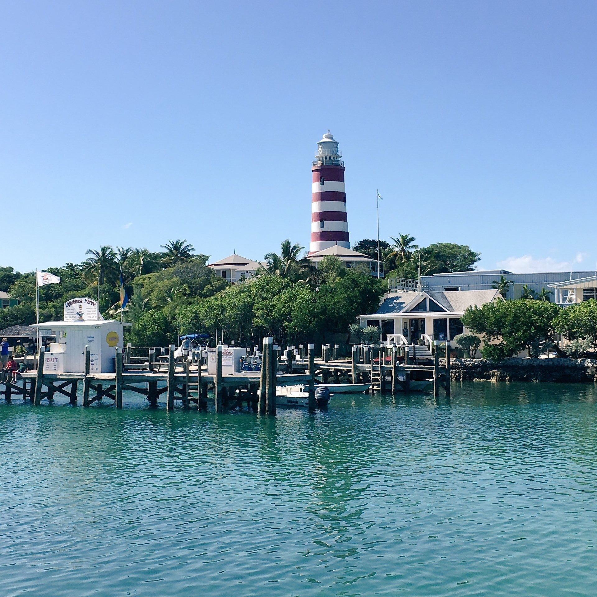 The candy cane lighthouse in #Hopetown, #Abaco, #Bahamas. #StunningStructures 