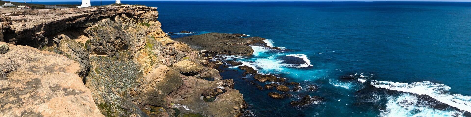 Take a short trip from Portland to visit the Cape Nelson lighthouse for spectacular panoramas of the wild southern coast of Australia.