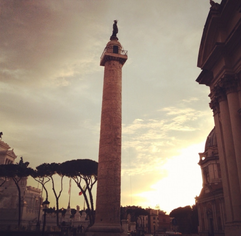 Coluna de Trajano, Roma, Lácio, Itália