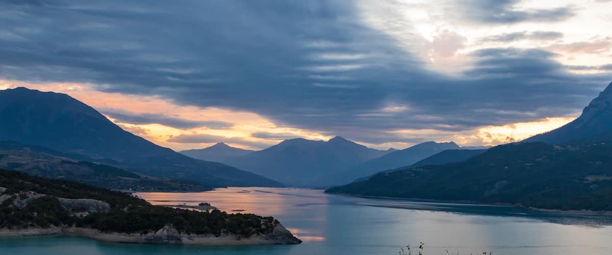 Lake of Serre-Ponçon