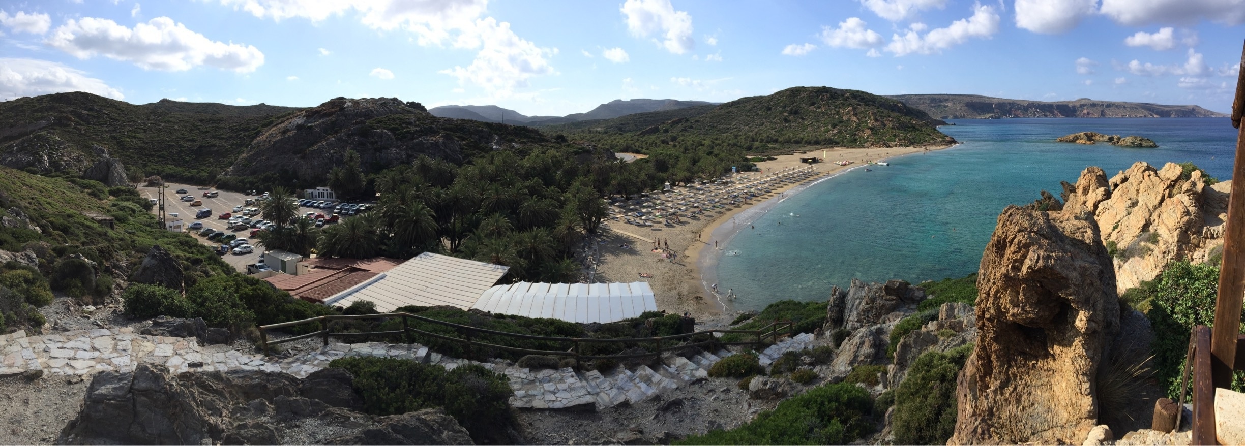 The best beach in Vai, Crete, Greece
