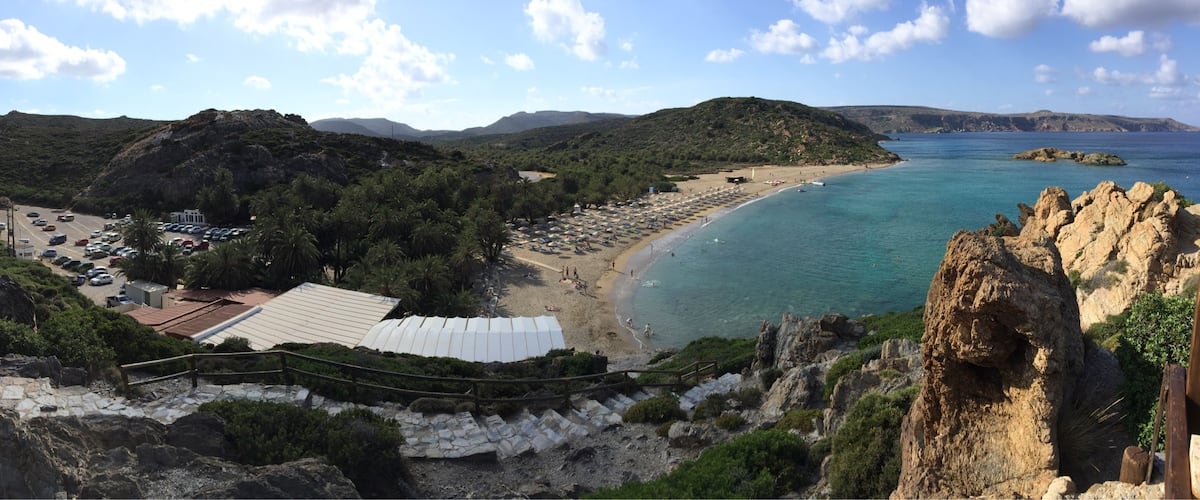 The best beach in Vai, Crete, Greece