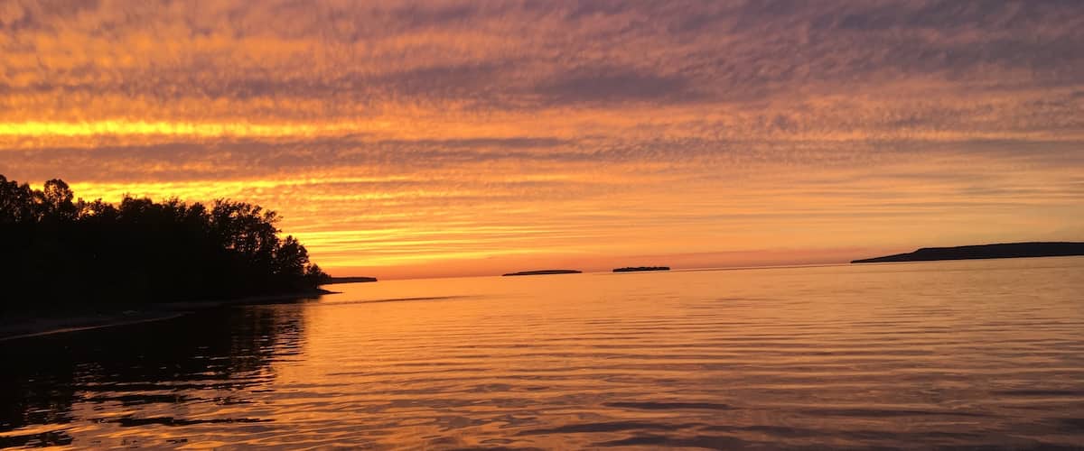 10pm on Lake Superior