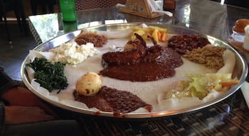 The best Ethiopian restaurant in Nairobi Kenya. Trust me, I grew up there and all of my Ethi friends agree it's the best:)